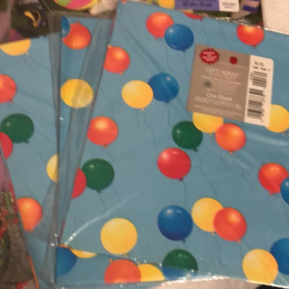 Party Supplies Gift Wrap Assortment 10 packs